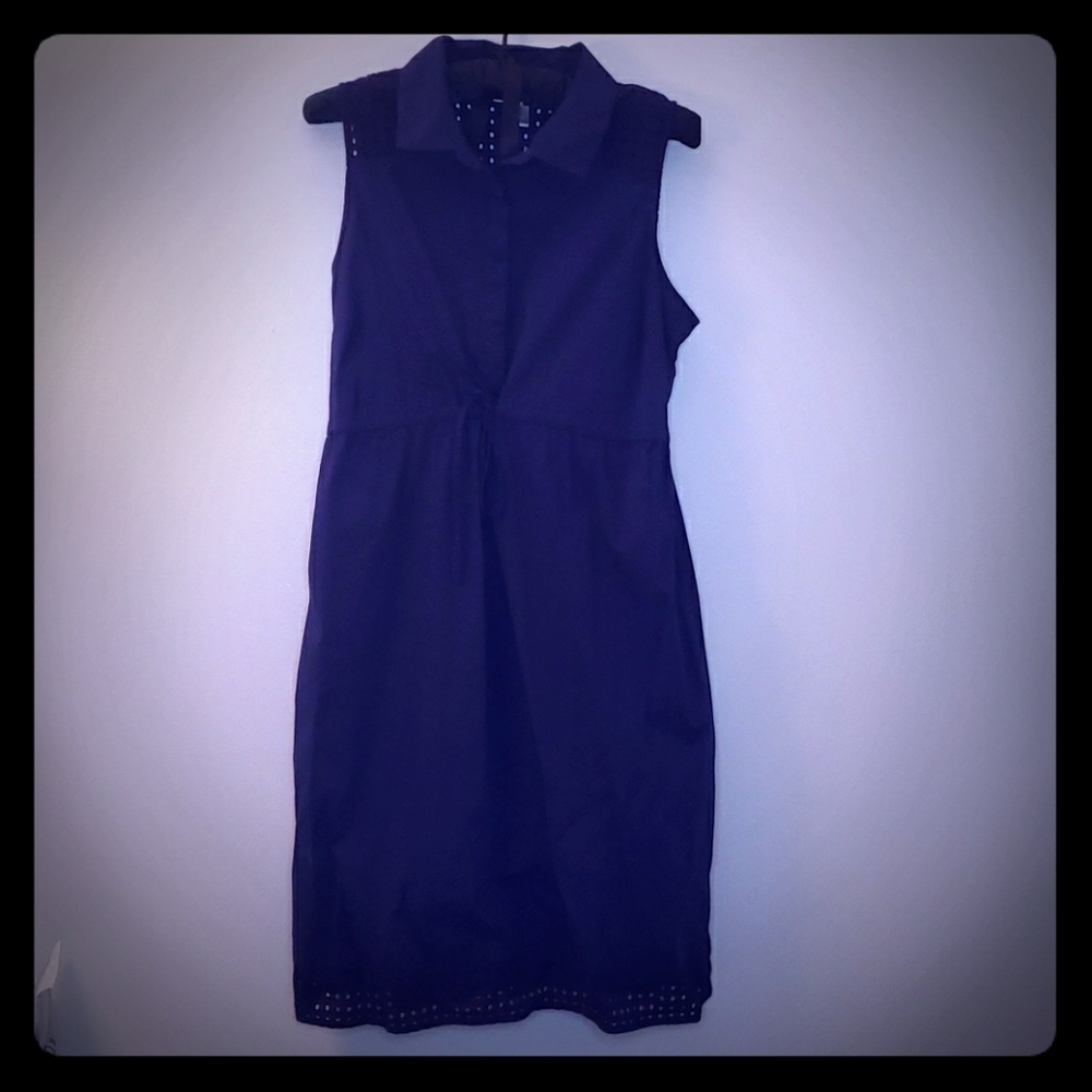 Motherhood Navy Maternity Dress, M